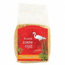 Zoete rijst bruin, 500gr, De Nieuwe Band