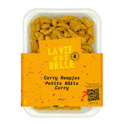 Bakreepjes curry, vegan, 180gr, La Vie Est Belle