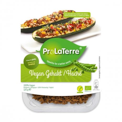 Vegan gehakt, erwten, 120gr, Prolaterre