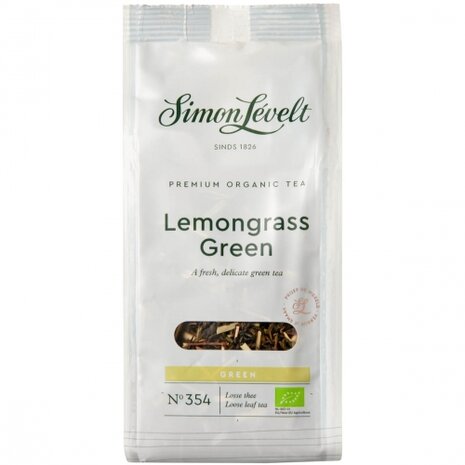Lemongrass Green thee, 90gr-los, Simon Levelt
