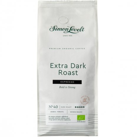 Koffiebonen, espresso-dark, 500gr, Simon Levelt