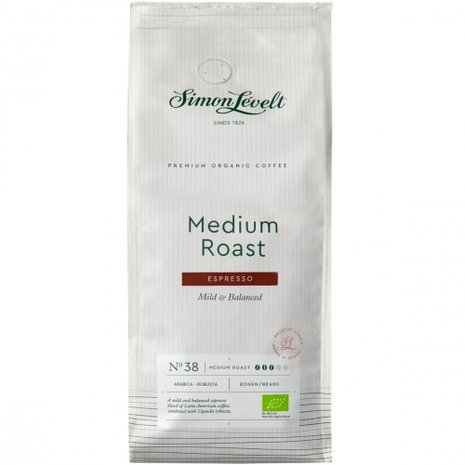 Koffiebonen, espresso, medium roast, 500gr, Simon Levelt