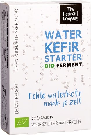 Kefir starter, voor water, 3st, Ferment company