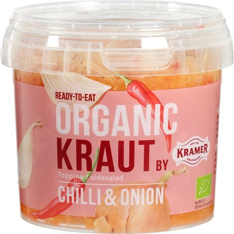 Gefermenteerde kool, chili ui, 300gr, Kramers Krautboy
