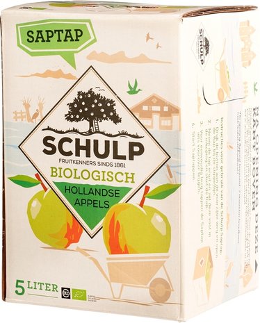 Appel sap-tap, 5 ltr-pak, Schulp