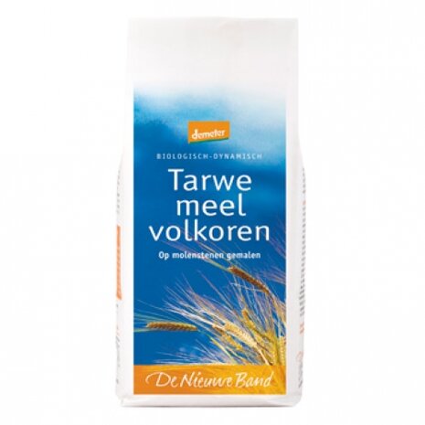 Tarwemeel volkoren, 1kg, De Nieuwe Band