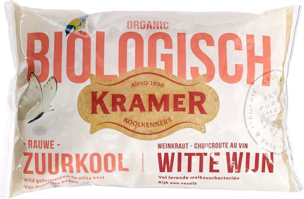 Zuurkool, wijn-, 500gr, Kramers