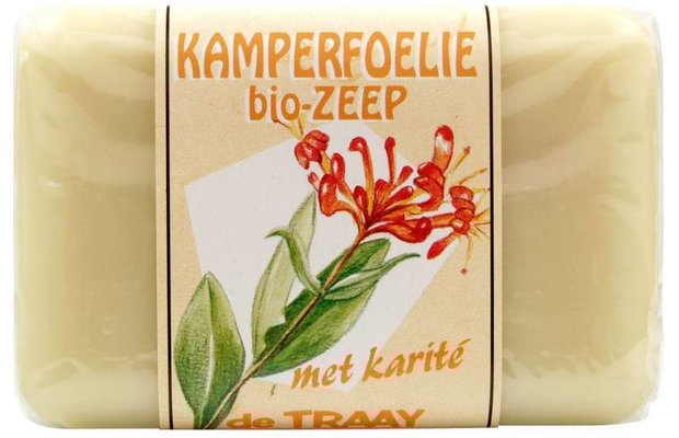 Kamperfoeliezeep, met rozemarijn, 250gr, de Traay