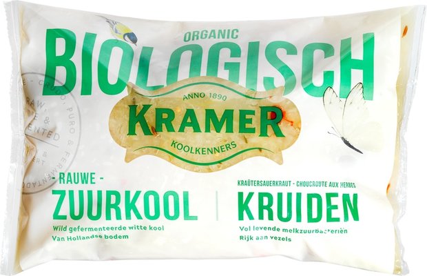 Zuurkool, kruiden-, 500gr, Kramer