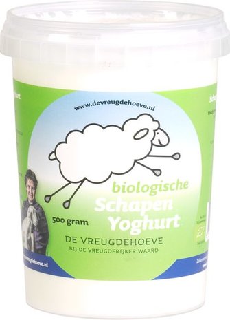 Schapenyoghurt, 500ml, Vreugdehoeve