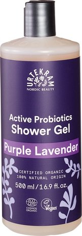 Purple lavender, shower gel, 500ml, Urtekram
