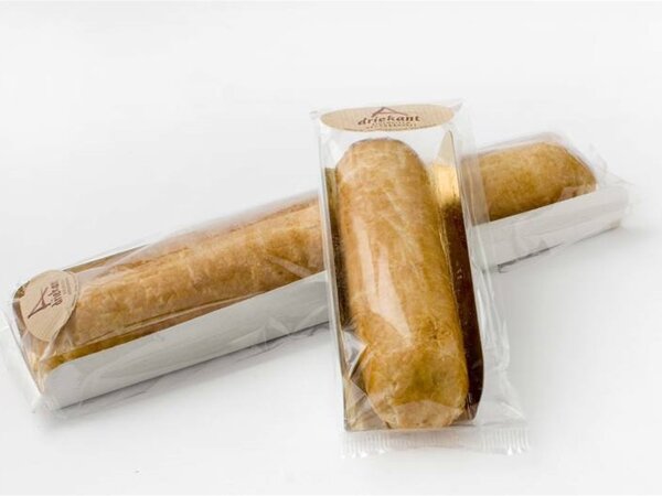 Roomboter Amandelstaaf, 250gr, Driekant