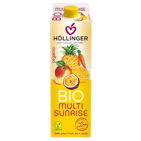 Multi vruchtensap, geel, 1ltr-pak, Hollinger