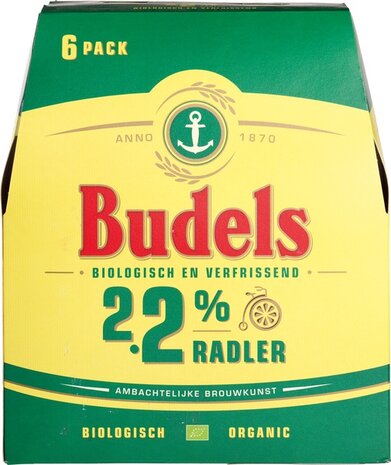 Radler 2,2pr. alc, 6x30cl, Budels