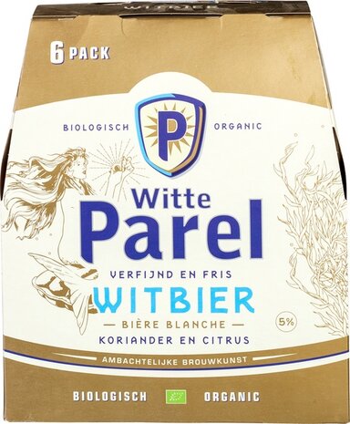 Witte parel, witbier, 6x30cl, Budels