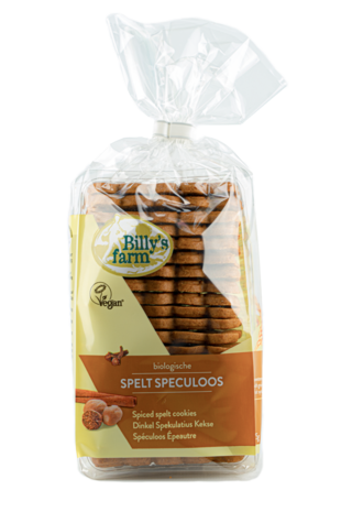 Spelt speculoosjes, 175gr, Billy s Farm