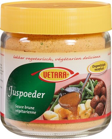 Juspoeder in glas, 200gr, Vetara