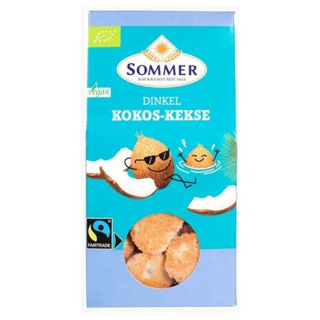 Spelt-kokos koekjes, 150gr, Sommer  Co
