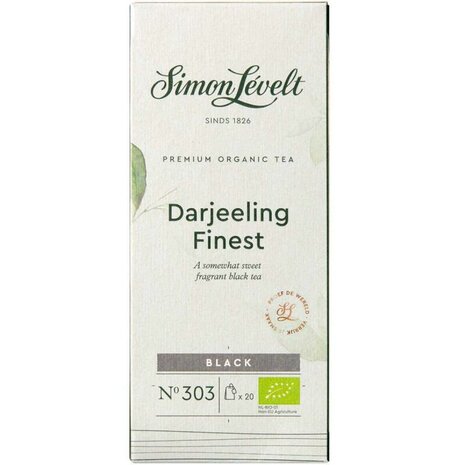 Darjeeling finest thee, 20x1kop, Simon Levelt