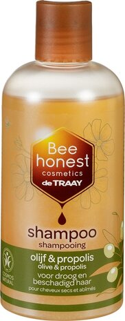 Shampoo olijf-propolis, beschadigd haar, 250ml, Bee Honest