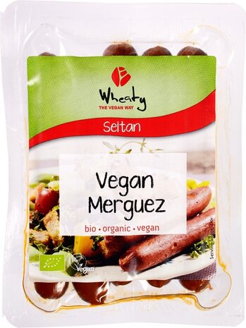 Vegan worst Merguez, 200gr, Wheaty