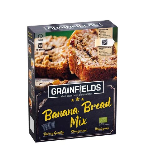 Bananenbroodmix, 200gr, Grainfields