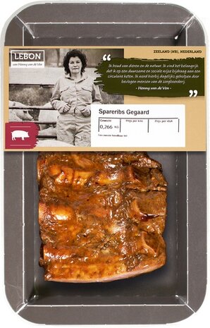 Varken-spareribs gegaard, 325gr, Lebon