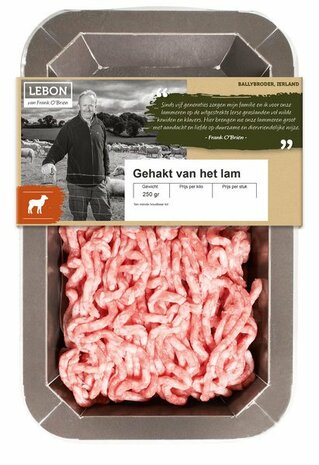 Lamsgehakt, 250gr, Lebon