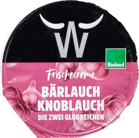 Verse roomkaas, knoflook-daslook, 150 gr, Weissenhorner