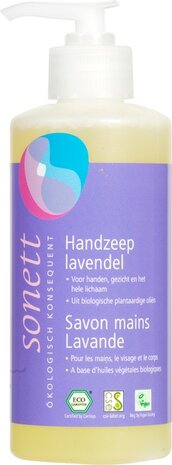 Handzeep, lavendel, 300ml, Sonett