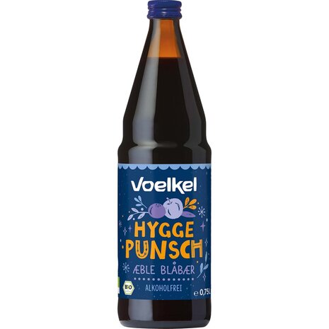 Punch, appel blauwe bes, 700ml, Voelkel
