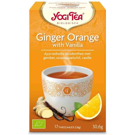 Ginger orange vanilla, 17x1kop, Yogi thee