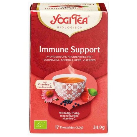 Immune support, 17x1kop, Yogi thee