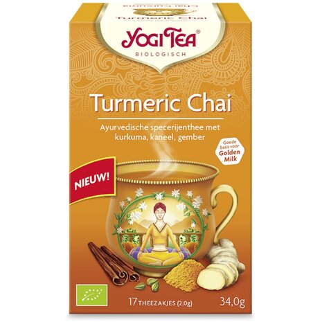 Turmeric chai, 17x1kop, Yogi Tea