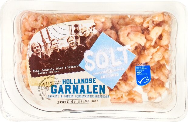 Hollandse garnalen, 100gr, Solt