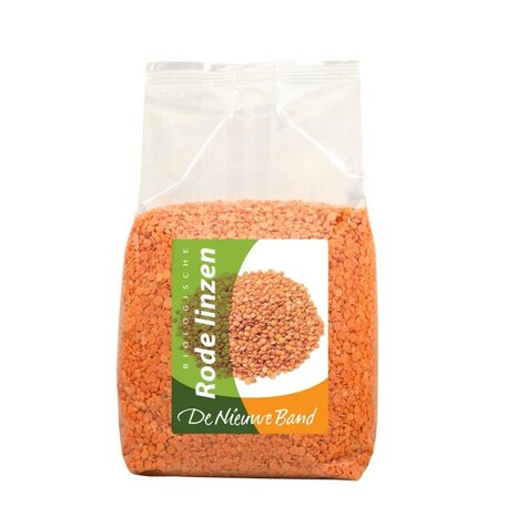 Rode linzen, 1kg, De Nieuwe Band