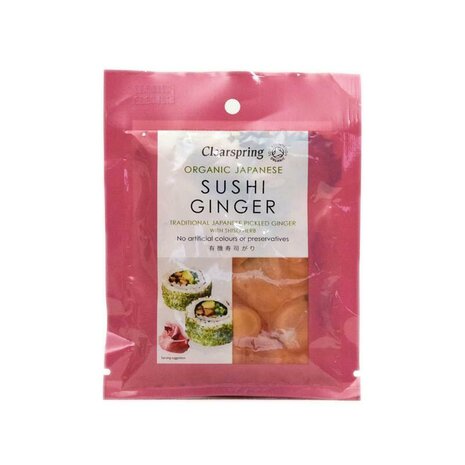 Sushi gember pickle, 50gr, Clearspring