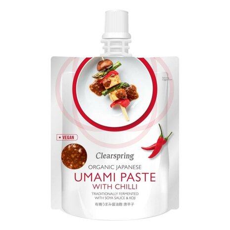 japanse umami pasta chili, 150gr, Clearspring