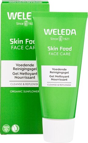 Skin food, voedende reinigingsgel - normale &amp; droge huid, 200ml, Weleda