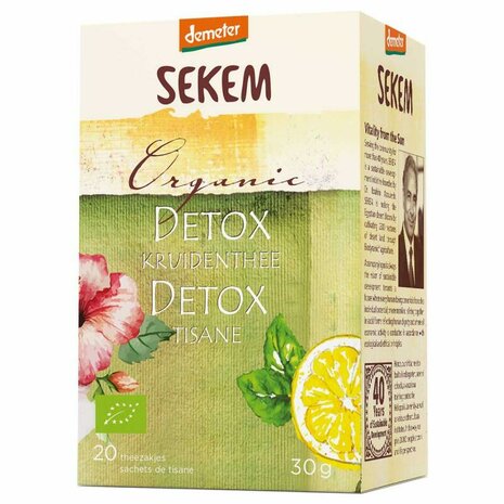 Detox thee, 20zakjes, Sekem