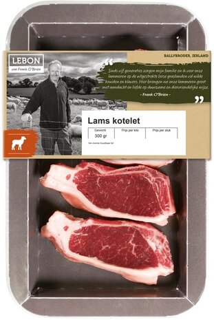 Lamskotelet, 365gr, Lebon