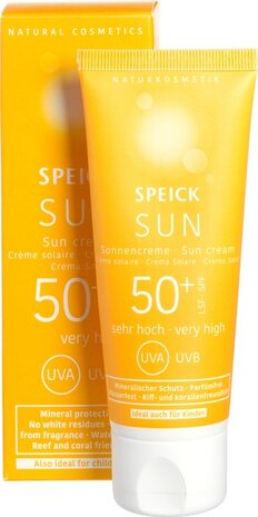 Zonnebrandcr&egrave;me spf 50+ mini, 60ml, Speick Sun