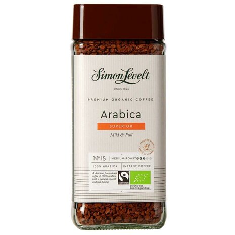 Oploskoffie, arabica, 100gr, Simon Levelt