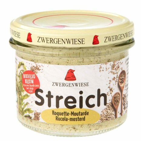 Rucola mosterdspread, 180g, Zwergenwiese