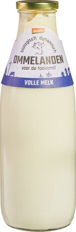 Volle melk, 1ltr-fles, Ommelanden