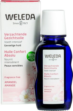 Gezichtsolie amandel - gevoelige huid, 50ml, Weleda