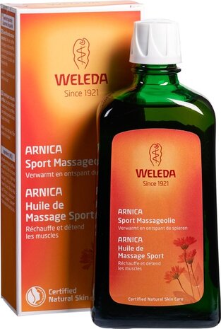 Massageolie sport arnica, 200ml, Weleda