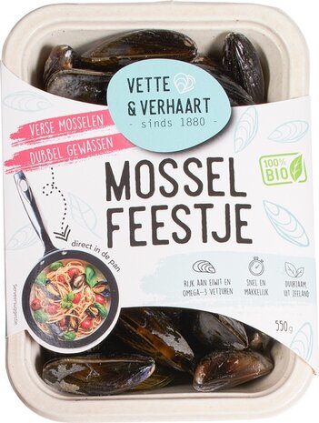 Verse mosselen, 550gr, Vette &amp; Verhaart