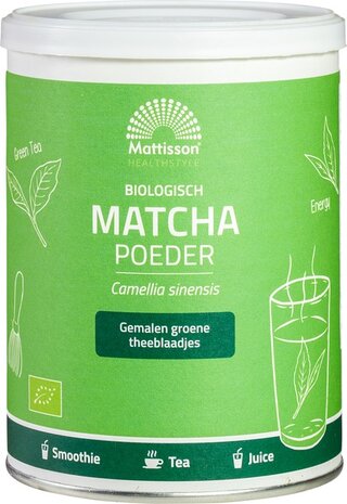 Matcha poeder, 125gr, Mattisson
