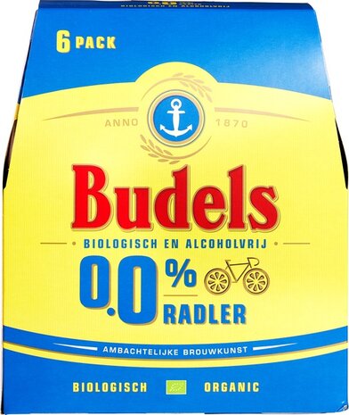 Radler 0.0%, 6x30cl, Budels